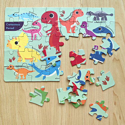 Mini Puzzle Dinosaur - Cretaceous Period 40 pcs.-23.5