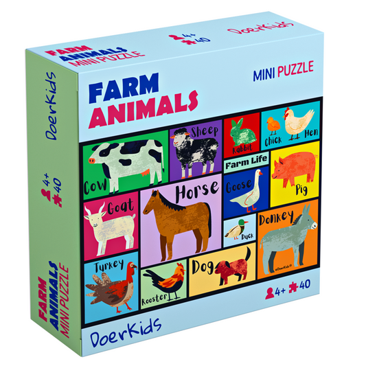 Mini Puzzle Bauernhof 40 Stk.-23,5