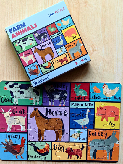 Mini Puzzle Farm 40 pcs.-23.5