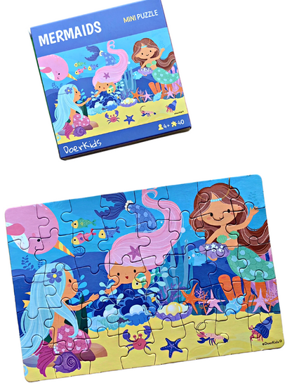 Mini Puzzle Mermaid 40 pcs.-23,5