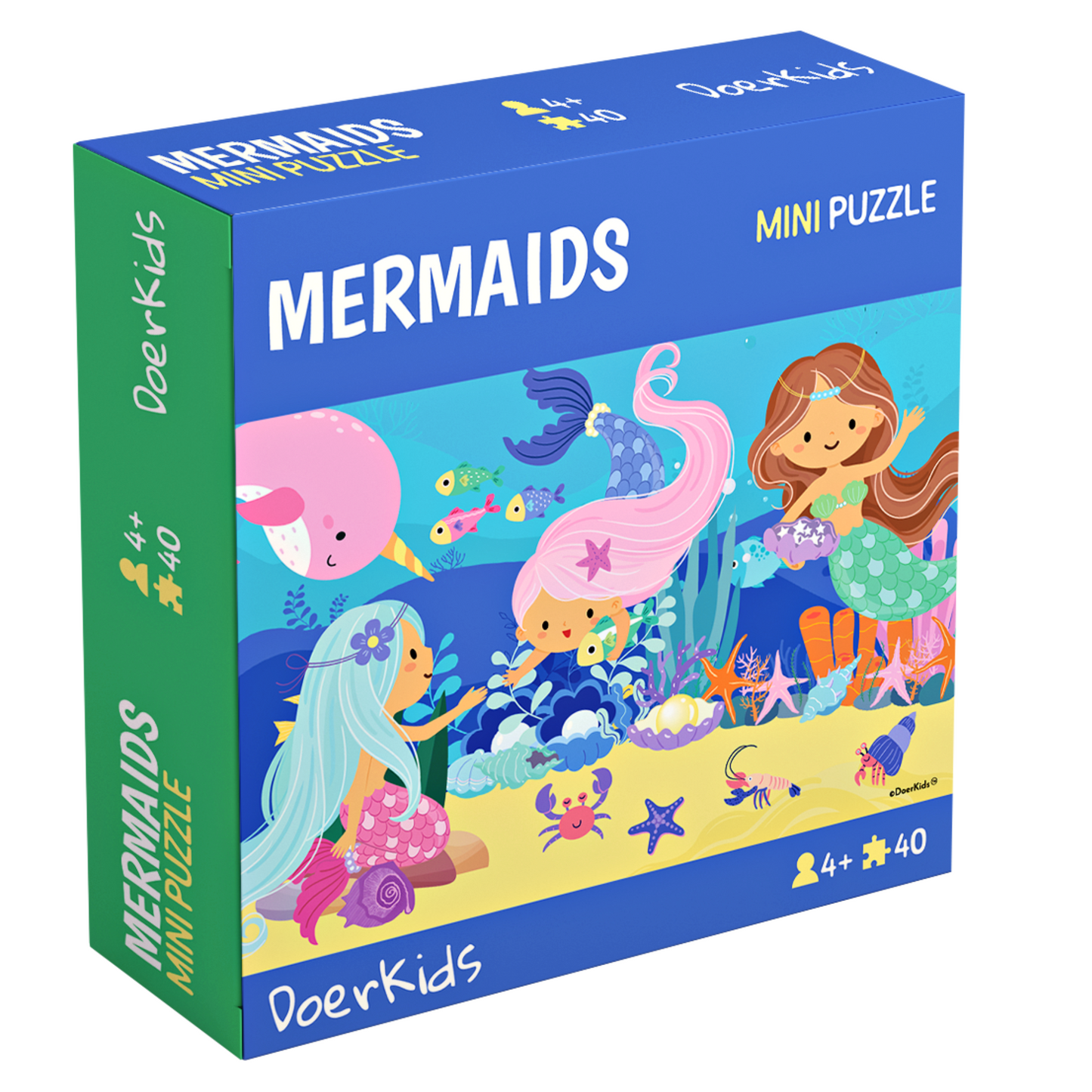 Mini Puzzle Mermaid 40 pcs.-23,5