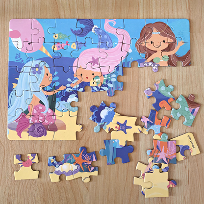 Mini Puzzle Mermaid 40 pcs.-23,5