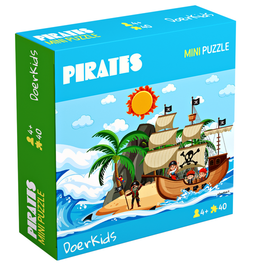 Mini Puzzle Piraten 40 Stk.-23,5