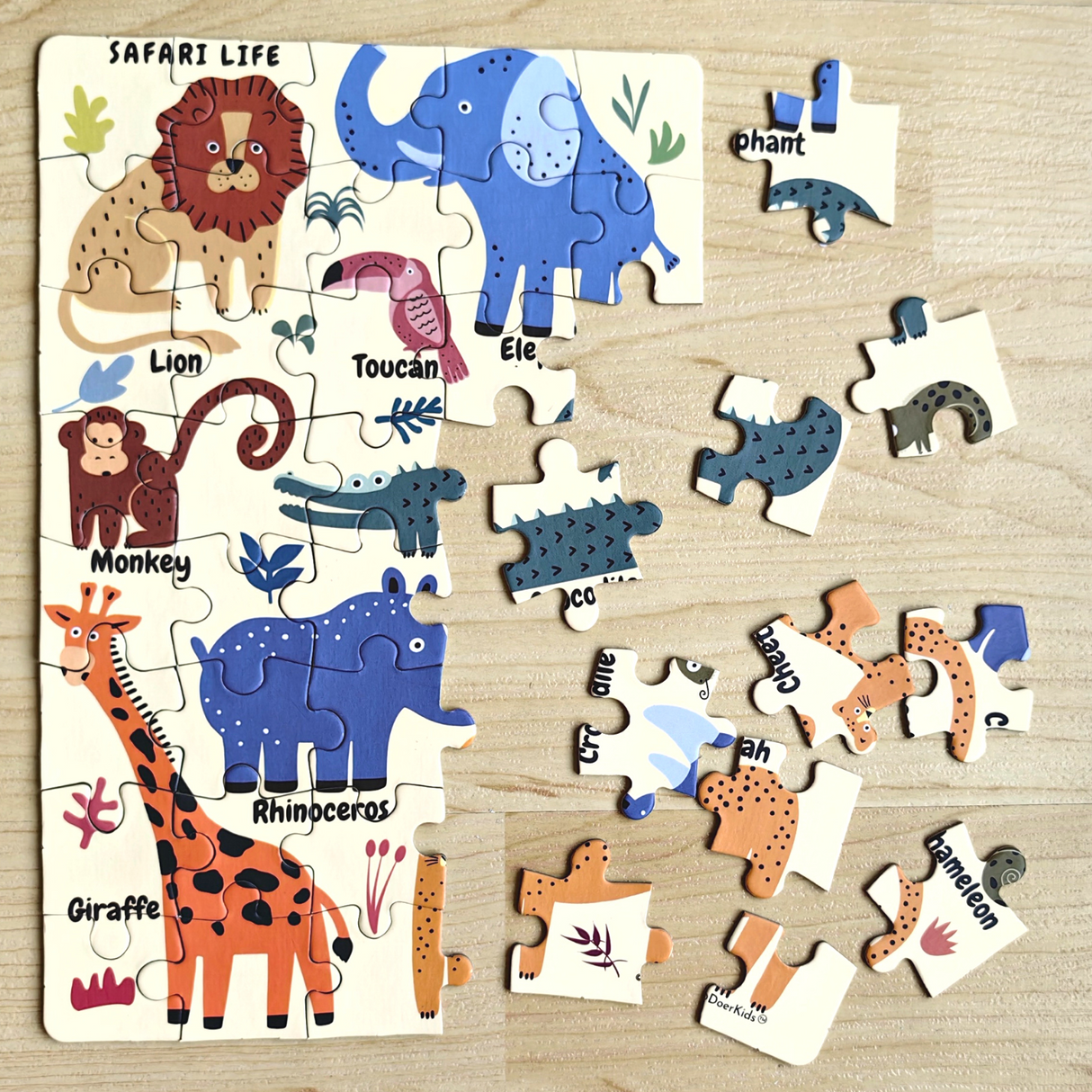 Mini Puzzle Safari 40 Stk.-23,5