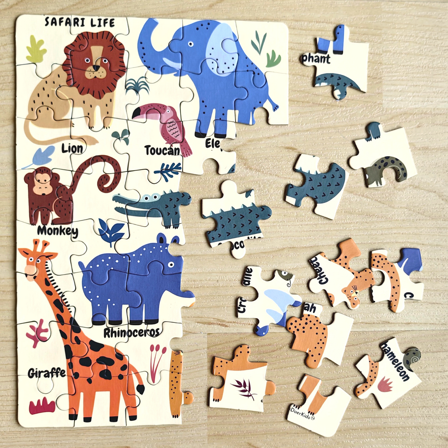 Mini Puzzle Safari 40 pcs.-23.5