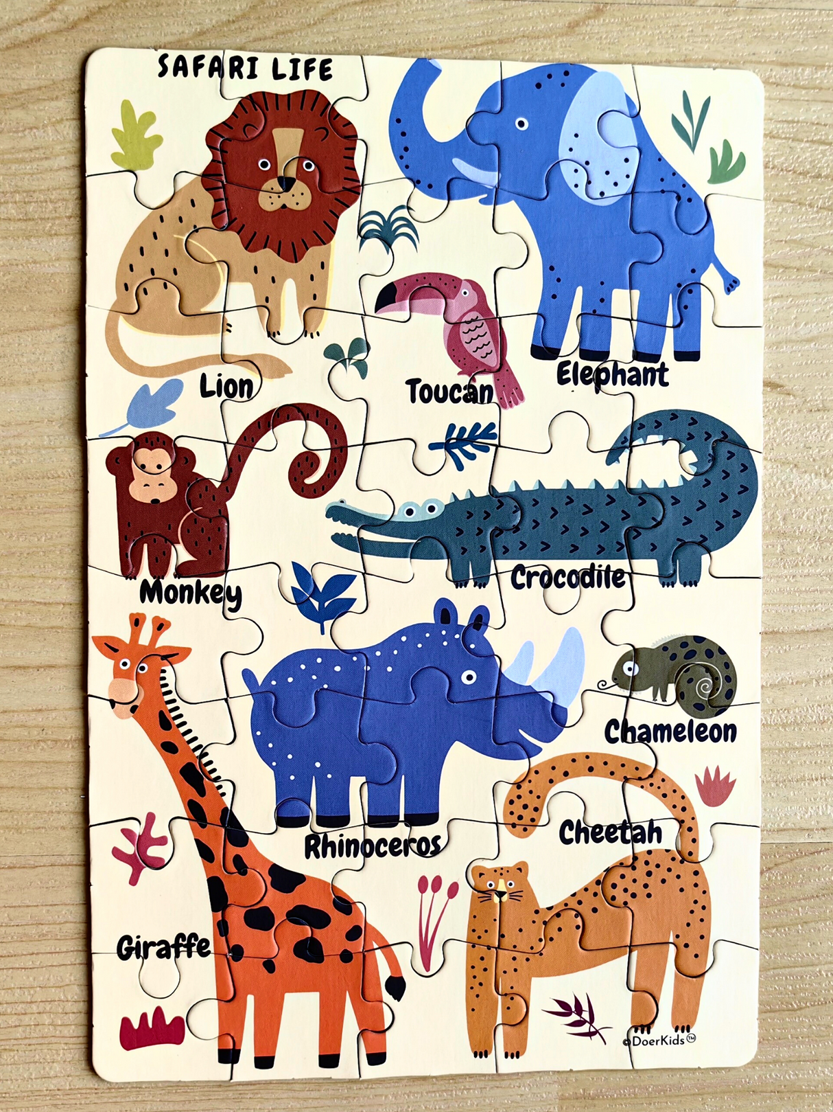 Mini Puzzle Safari 40 Stk.-23,5