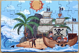 Mini Puzzle Piraten 40 Stk.-23,5