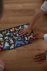 Katzen und Hunde Puzzle 2 in 1