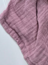 lange en mousseline bio pour bébé, violet