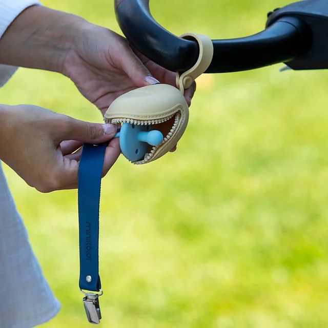 Boîte à tétine POD-bleu foncé