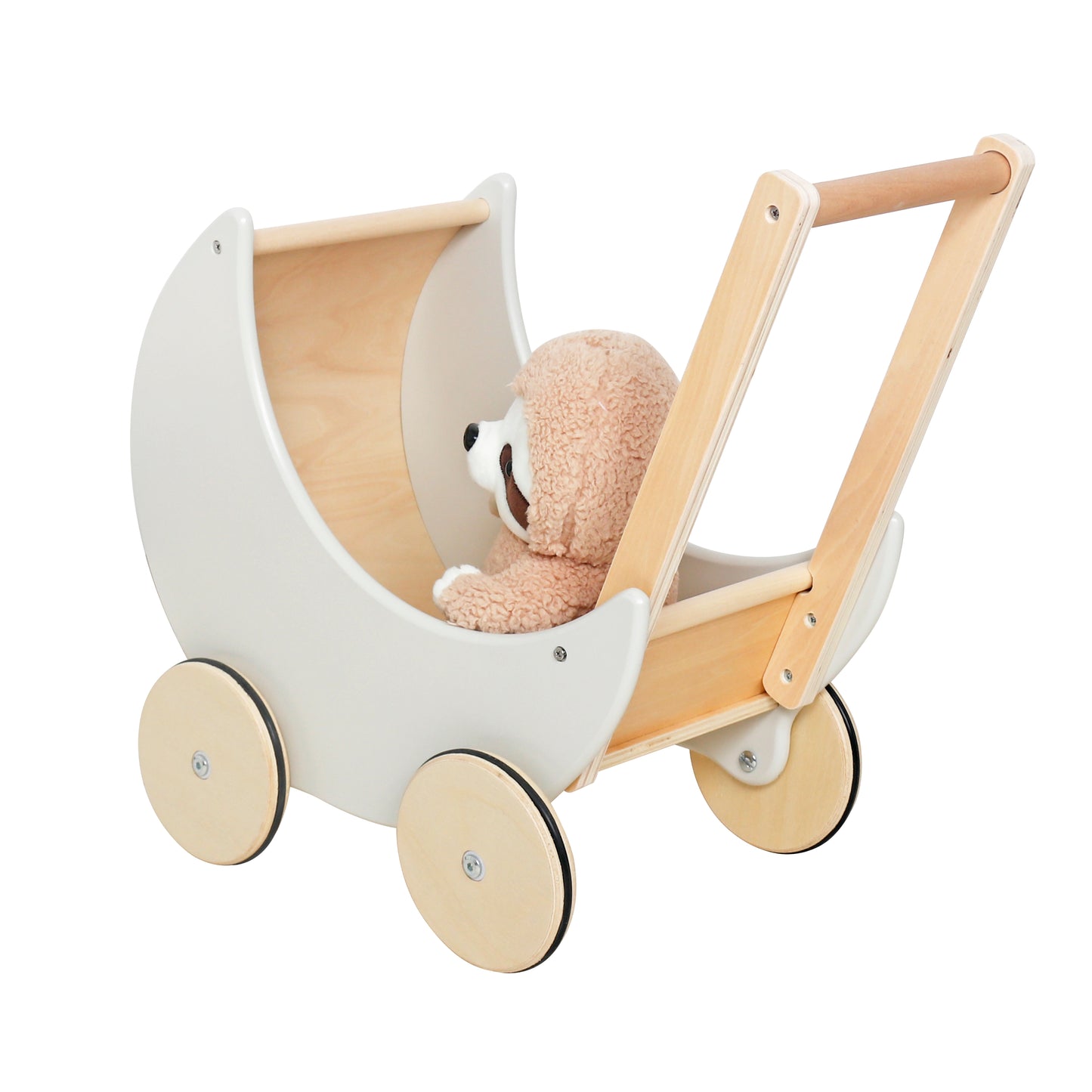 doll stroller light gray