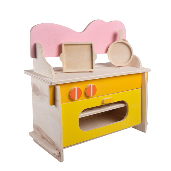 Mini kitchen made of wood