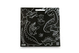 Abwaschbare Malmatte Dinosaurier, Tischset