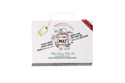 Washable painting mat travel set