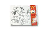 Abwaschbare Malmatte Haustiere, Tischset