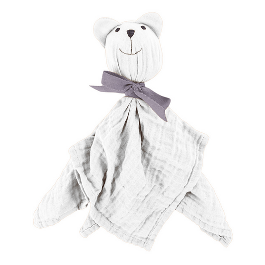 Baby Organic Muslin Cuddle Cloth White