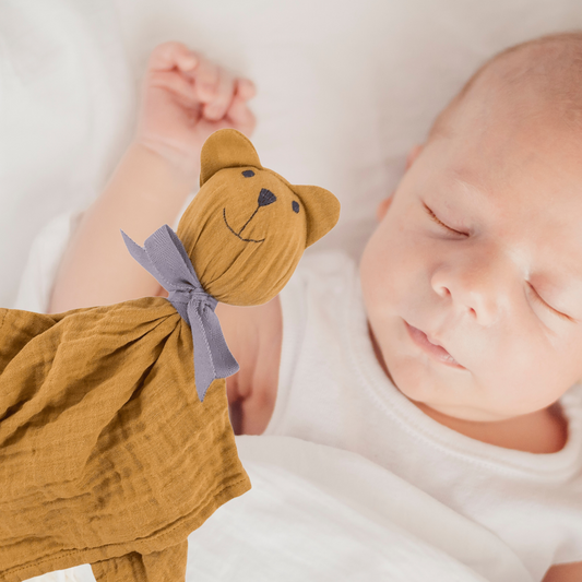 Baby Organic Muslin Cuddle Cloth Yellow