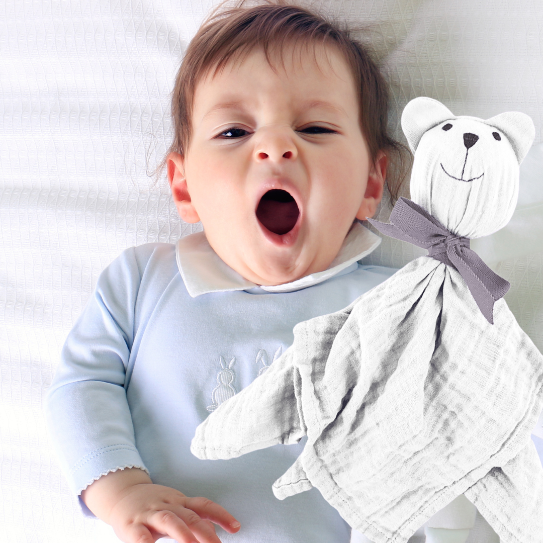 Baby Organic Muslin Cuddle Cloth White