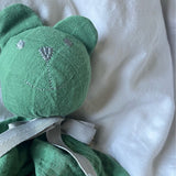 Baby Organic Muslin Cuddle Cloth Green