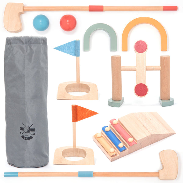 mini-golf en bois
