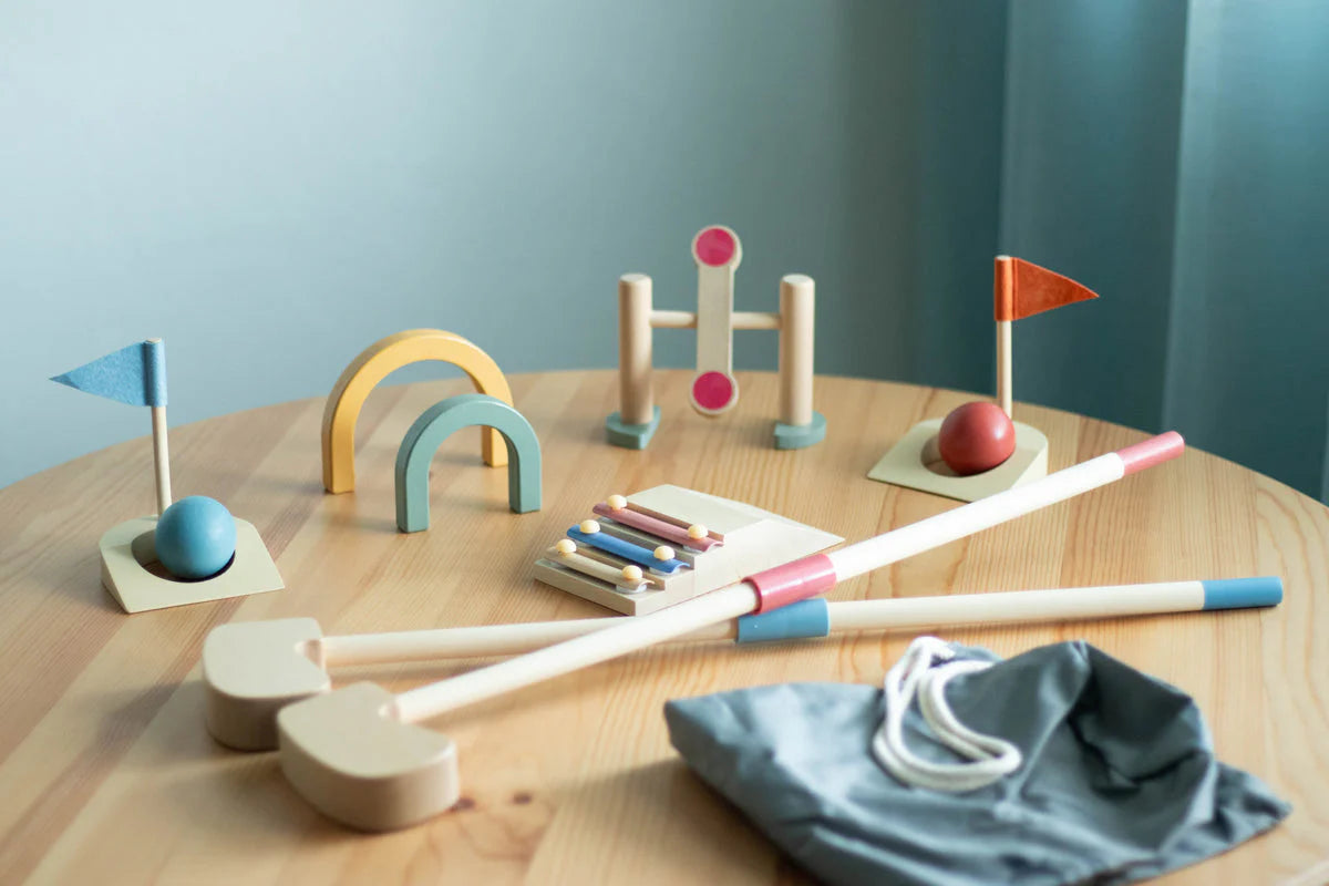 mini-golf en bois