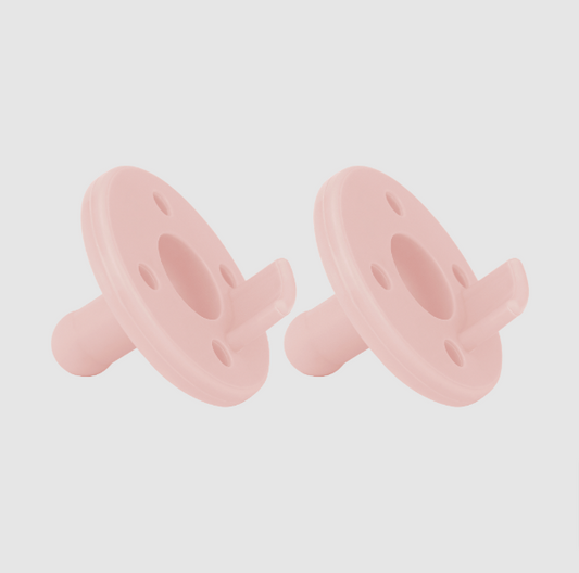 BASICS 2-pack pacifiers-pinky pink