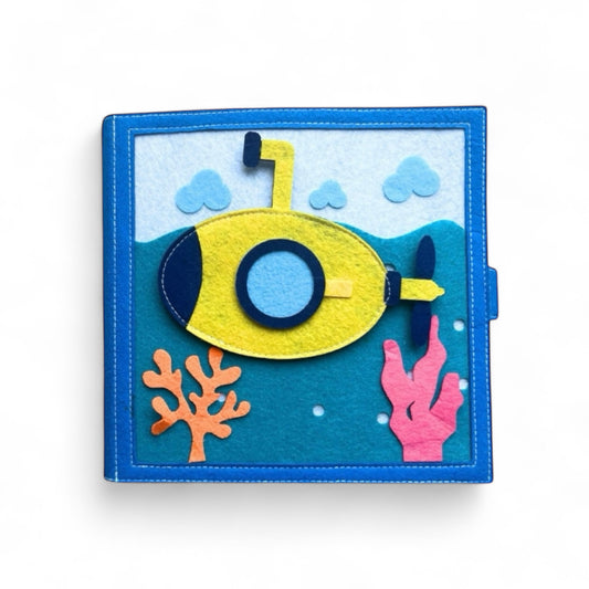 Felt book - Sea adventure, handmade