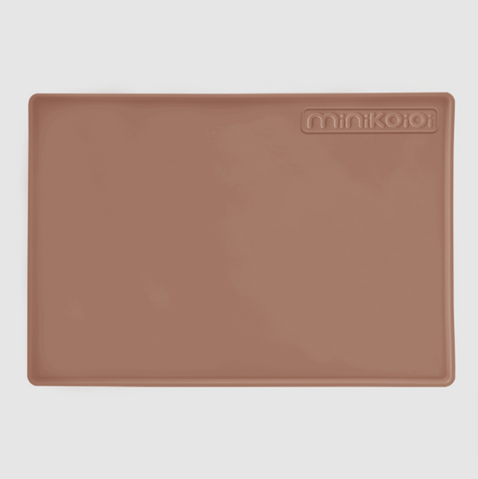 MAT silicone mat-wood brown