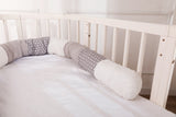 Baby roll guard grey white