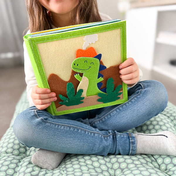 Livre en feutrine Aventures dans la jungle, fait main