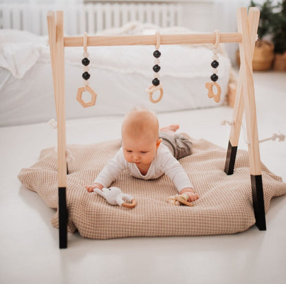 Wooden play arch natural/black