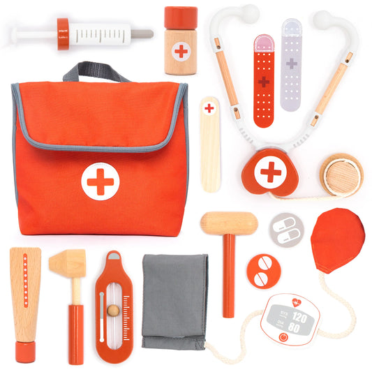 Wooden Doctor's Bag Playset Mini