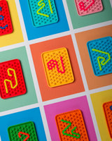 Jouet sensoriel en silicone orange - Convient aux enfants de 3 ans et plus