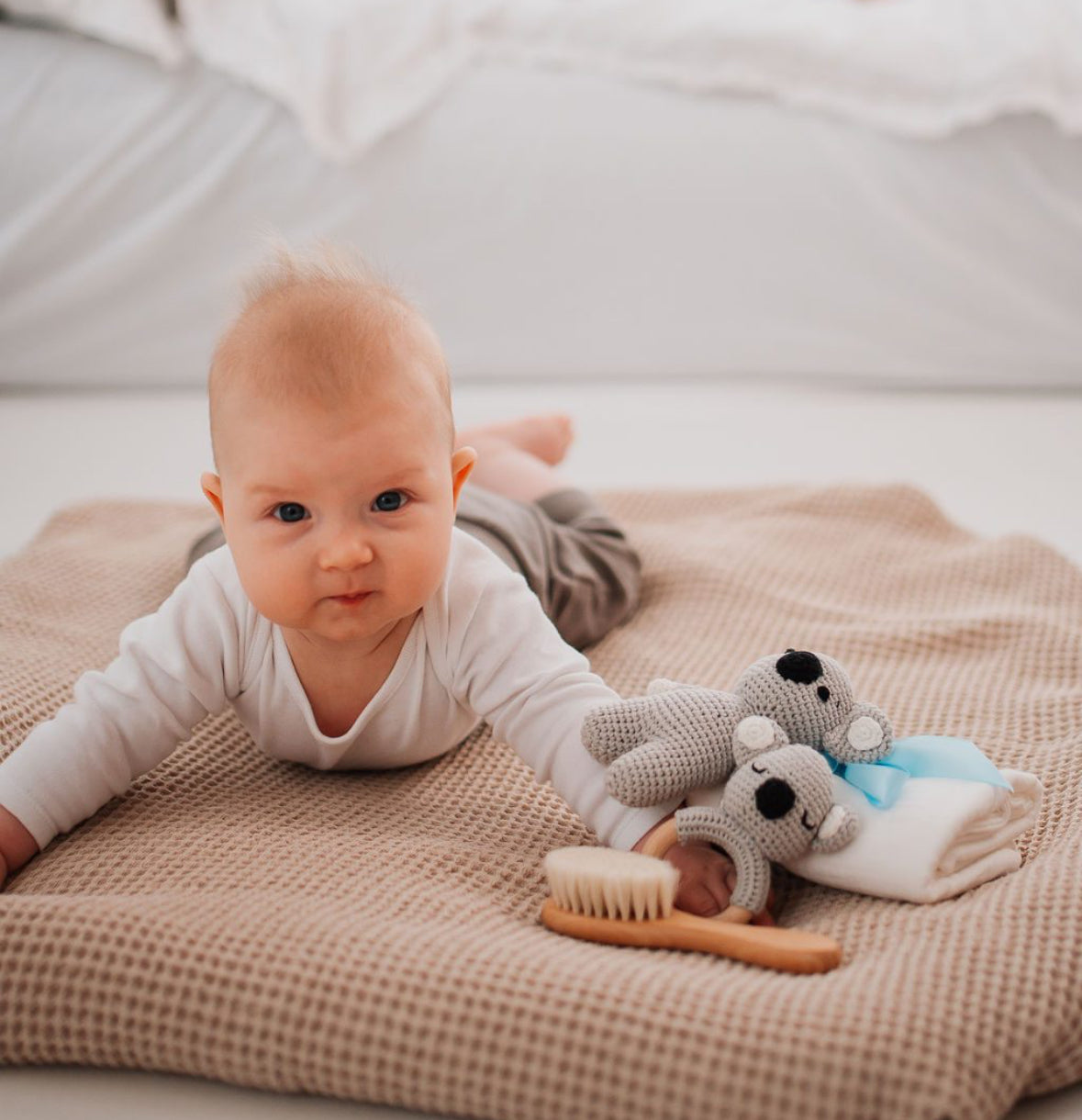 Geschenkset für Neugeborene Koala – Erstausstattung – Baby Box - Baby Shower