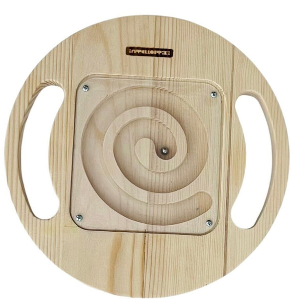 Magnetic steering spiral for fine motor skills and hand-eye coordination