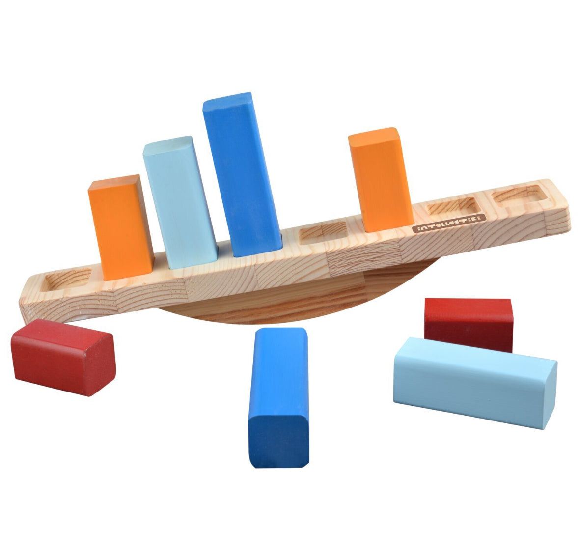 Wooden balance game to promote coordination and logic