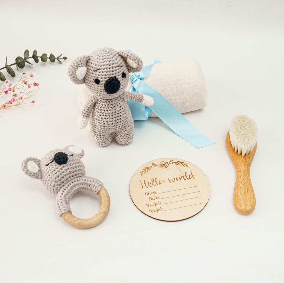 Geschenkset für Neugeborene Koala – Erstausstattung – Baby Box - Baby Shower