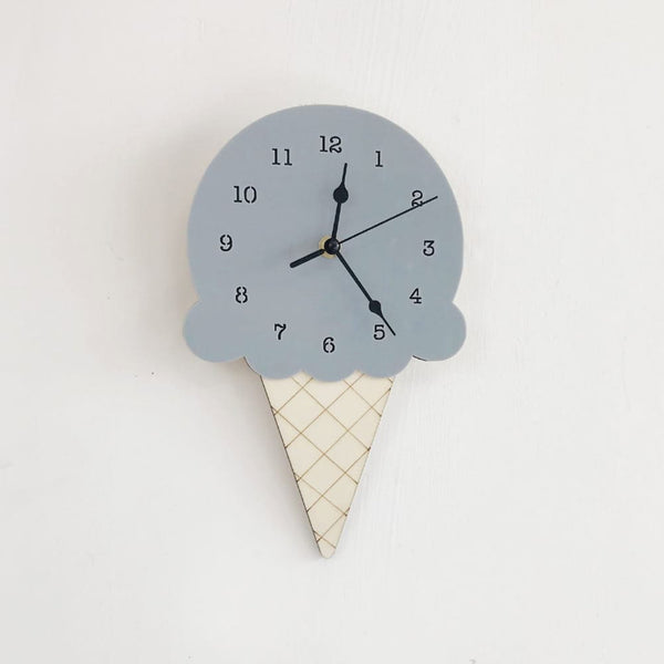 Wall clocks for the children's room - grey