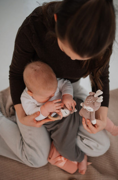 Geschenkset für Neugeborene Baby-Hirsch – Erstausstattung – Baby Box - Baby Shower