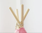 Tipi with Pompoms pink