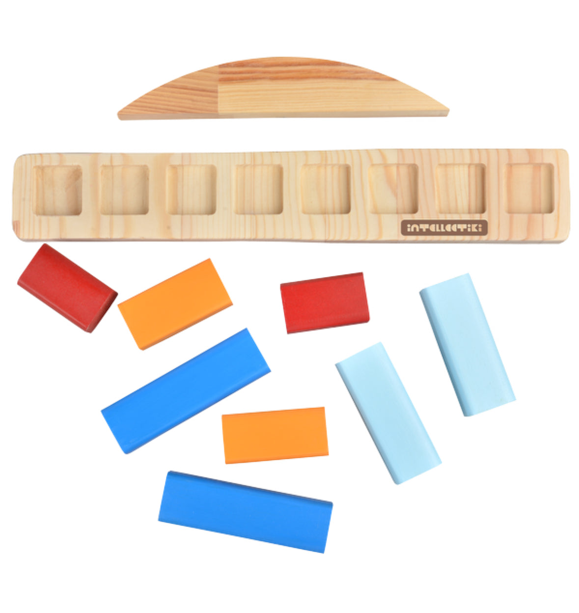 Wooden balance game to promote coordination and logic