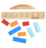 Wooden balance game to promote coordination and logic