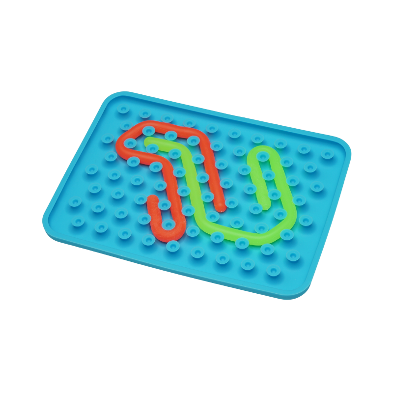Jouet sensoriel en silicone bleu - Jouet sensoriel pour les enfants de 3 ans et plus