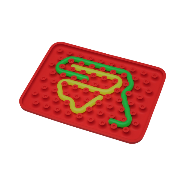 Sensorisches Spielzeug aus Silikon, rot - Sensorik Spielzeug ab 3 Jahre