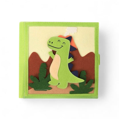 Montessori felt book jungle adventure, handmade