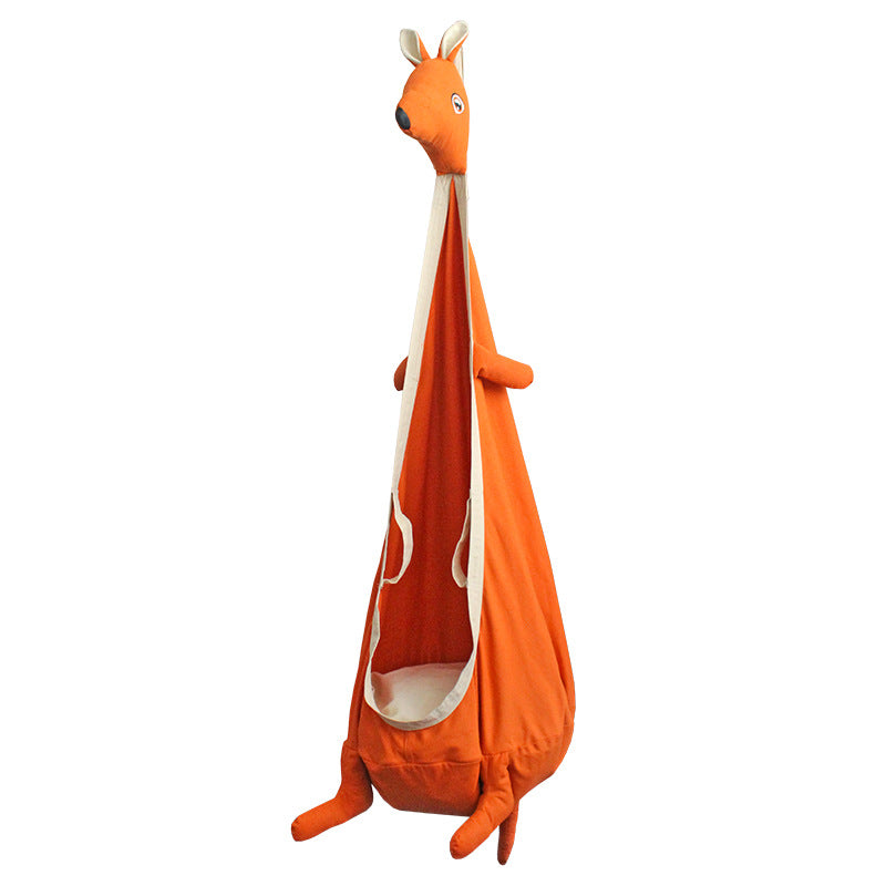 Kangaroo cocoon swing with cushion - orange