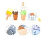 UMU Holz Ice Cream - Spielset - Kinder -Kaufladen Zubehör - Rollenspiel