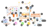 UMU Holz Ice Cream - Spielset - Kinder -Kaufladen Zubehör - Rollenspiel