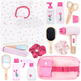 UMU® Wooden Hairdresser Playset for Kids – Little Woman - Role Play 3+