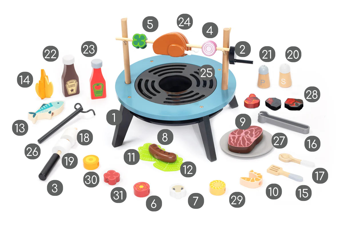 UMU Grill Set aus Holz